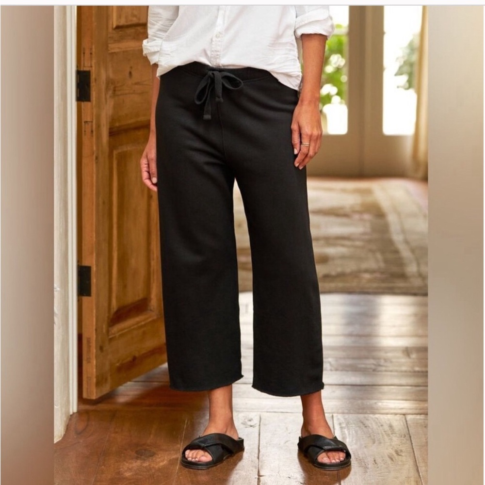 NEW Frank & Eileen Catherine Black Pants Size Medium Fleece Lined‎ 23" Inseam